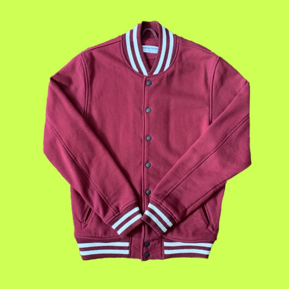 American Apparel varsity button up sweater